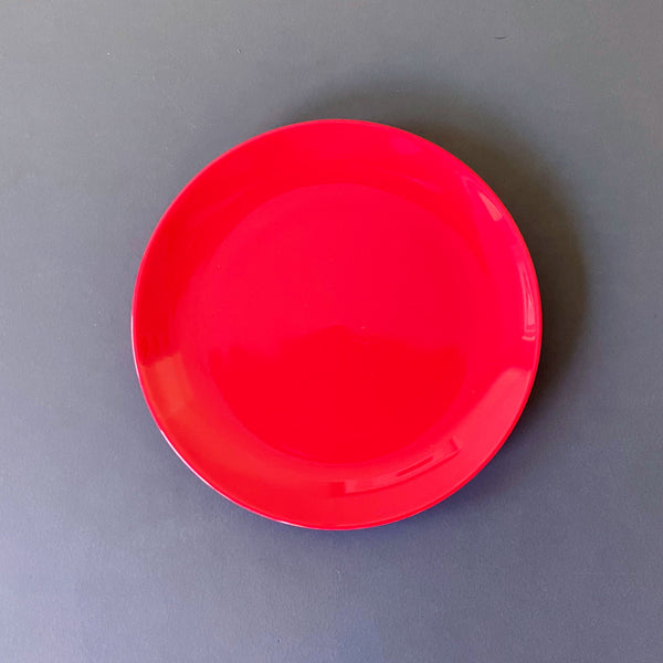 Red Ceramic Plate